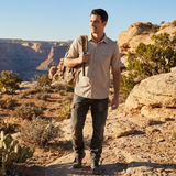 Diego | Men's Shirt with Front Pockets and Short Sleeve Tab | Casual