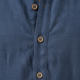 Diego | Men's Shirt with Mao Collar and Short Sleeves | Casual