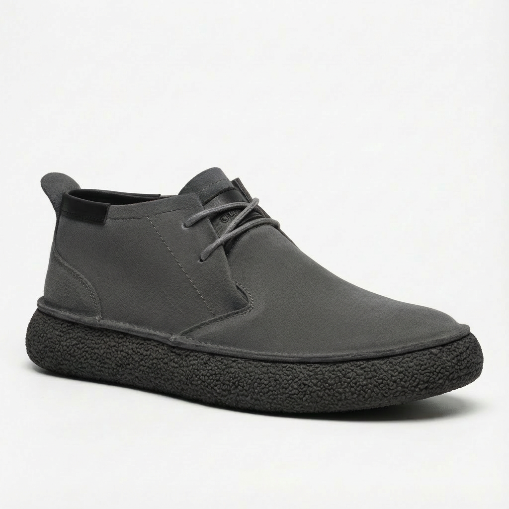 Diego Men's Casual Chukka Boots with Laces and Textured Sole
