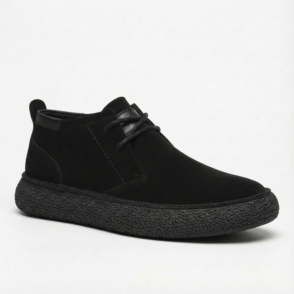 Diego Men's Casual Chukka Boots with Laces and Textured Sole