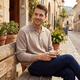 Diego | Men's Polo with Classic Collar and Ribbed Cuffs | Casual