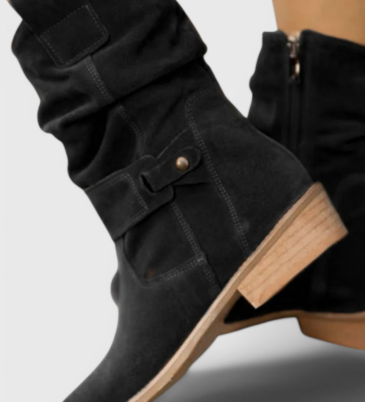 Aria™ | Elegant Suede Ankle Boots