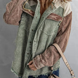 Pomi™ | Tri-Color Corduroy Jacket