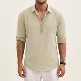 Hugo | Men's Shirt with Classic Collar and Rolled Sleeves | Casual