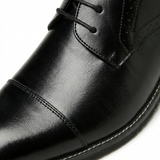 Hugo | Men's Formal Derby Shoes with Plain Toe and Contrast Stitching