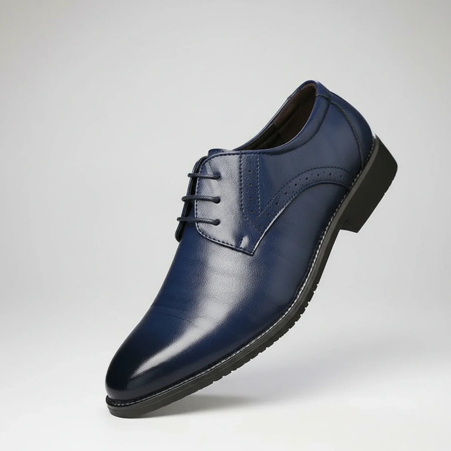 Hugo | Men's Formal Derby Shoes with Plain Toe and Contrast Stitching