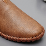 Hugo Men's Casual Moccasins with Contrast Stitching and Easy Slip-On Design