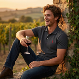 Hugo | Men's Polo Shirt with Decorative Embroidery and Classic Collar | Casual