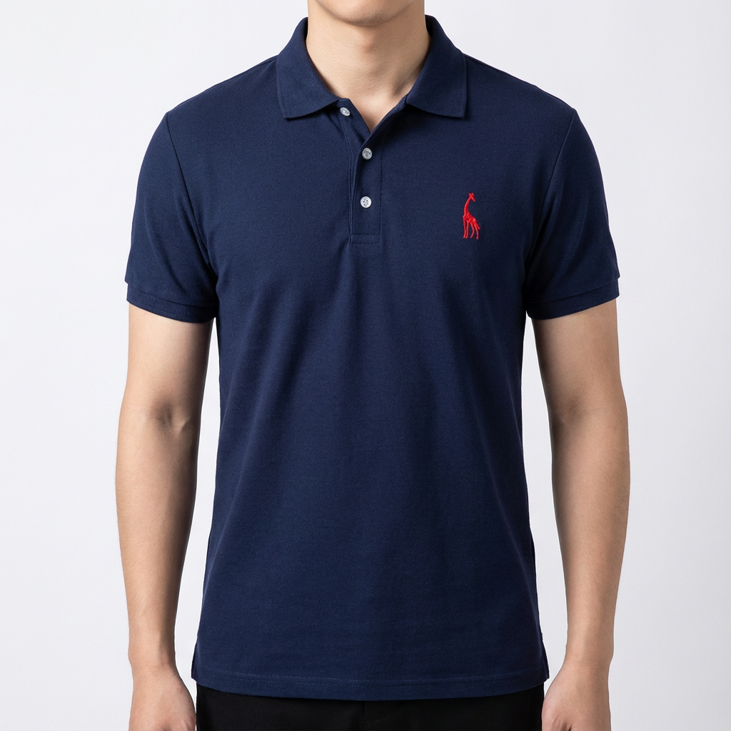 Hugo | Men's Polo Shirt with Decorative Embroidery and Classic Collar | Casual