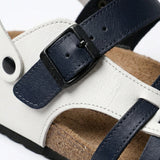 Hugo Men's Casual Sandals with Interwoven Straps and Buckle Closure