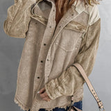 Pomi™ | Tri-Color Corduroy Jacket