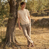 Leandro | Men's Basic Short Sleeve Knit T-Shirt