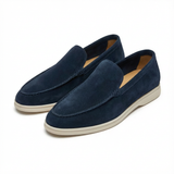 Lucas | Men's Casual Slip-On Loafers with Contrasting Sole and Stitching