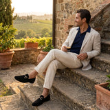 Lucas | Elegant Men's Slip-On Loafers with Decorative Buckle