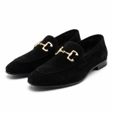 Lucas | Elegant Men's Slip-On Loafers with Decorative Buckle