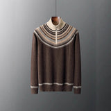 Chic Cashmere Zip-Front Sweater