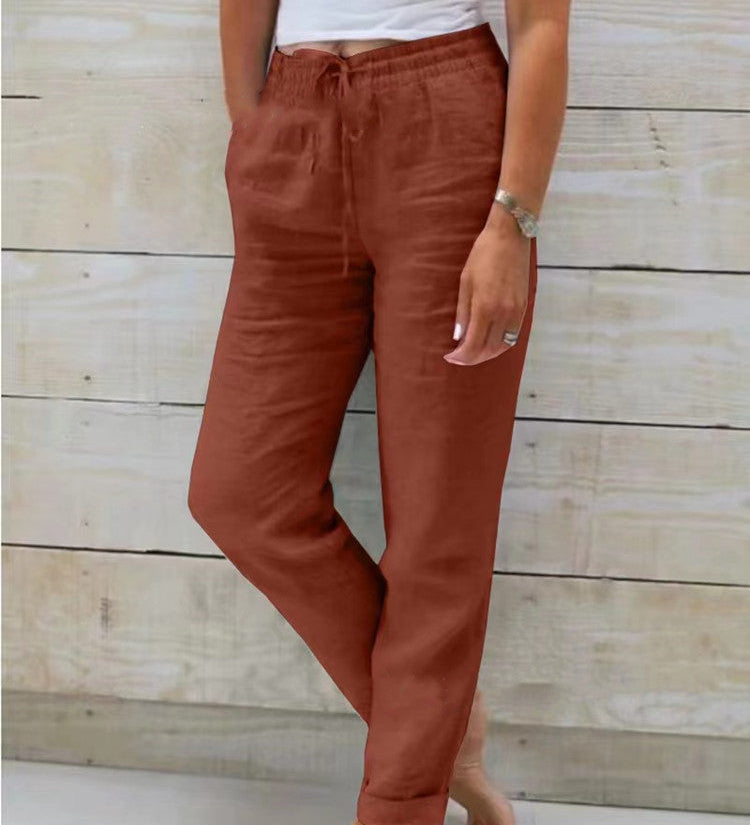 Rhea™ | Casual Cotton and Linen Pants