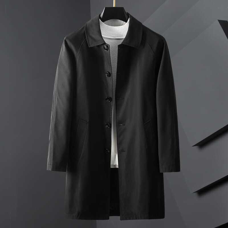 Sophisticated Men's Trench Coat