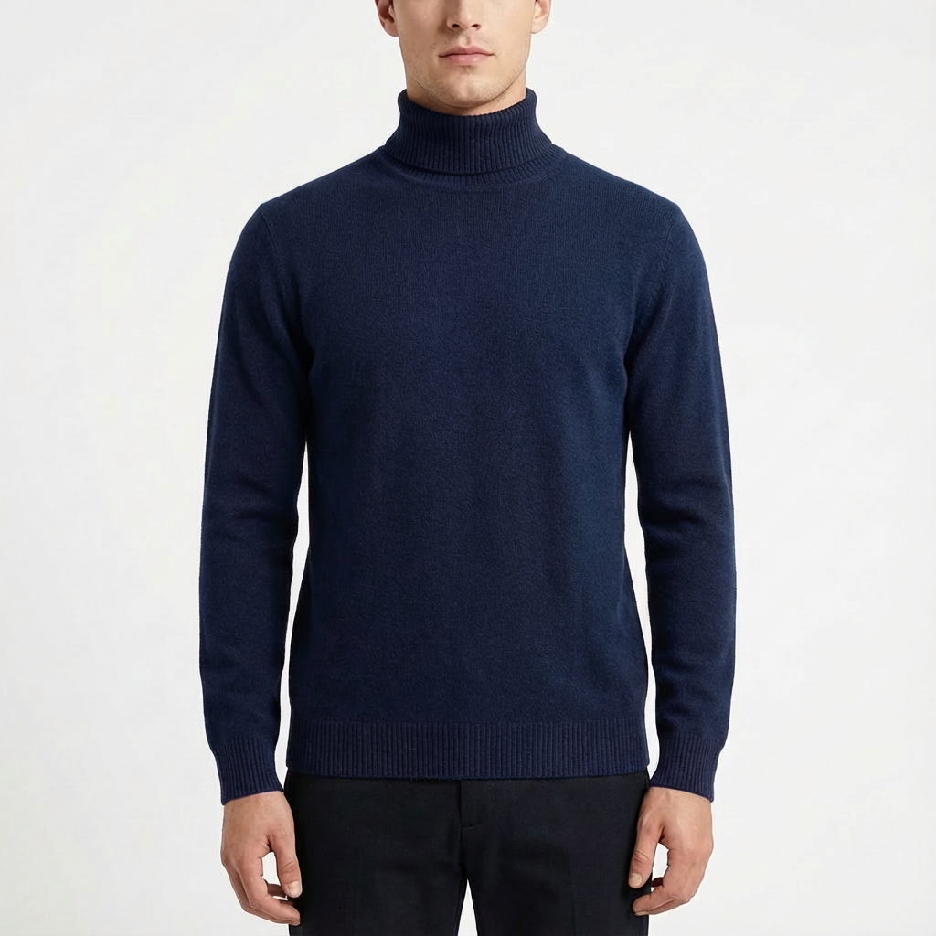Manuel | Men's Fitted Turtleneck Sweater