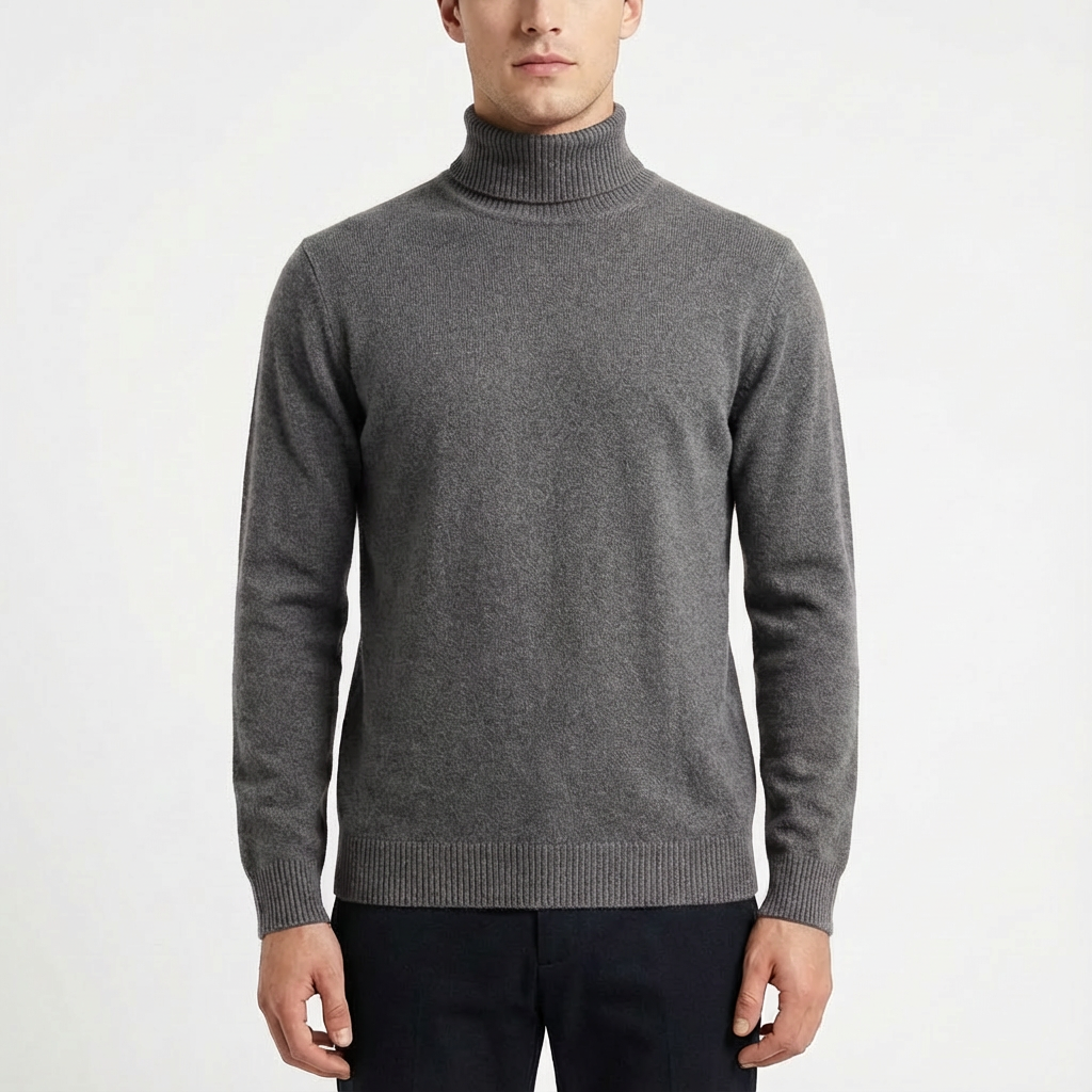 Manuel | Men's Fitted Turtleneck Sweater