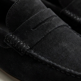 Mateo | Classic Men's Penny Loafers with Strap and Visible Stitching | Casual Style