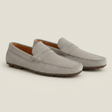 Mateo | Classic Men's Penny Loafers with Strap and Visible Stitching | Casual Style