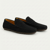 Mateo | Classic Men's Penny Loafers with Strap and Visible Stitching | Casual Style