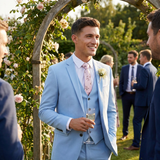 Mateo | Elegant Men's Wedding Suit with Coordinating Vest and Notch Lapel