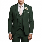 Mateo | Elegant Men's Wedding Suit with Coordinating Vest and Notch Lapel