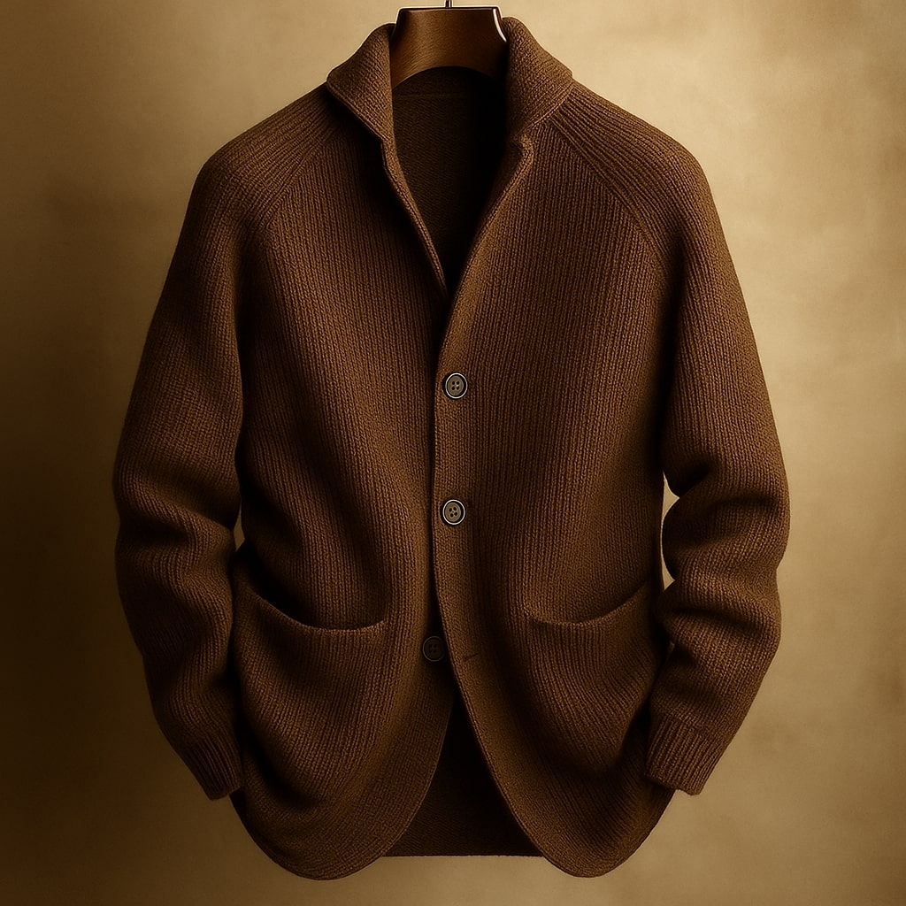 Lusitana Fashion - Chic Knit Overcoat