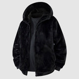 Men's Hooded Faux Fur Coat