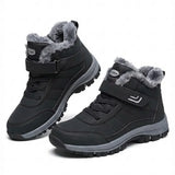Montya™ | Plush-lined hook-and-loop lace-up ankle snow boots