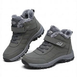 Montya™ | Plush-lined hook-and-loop lace-up ankle snow boots