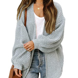 Katya™ | Chunky Knit Oversized Open Cardigan