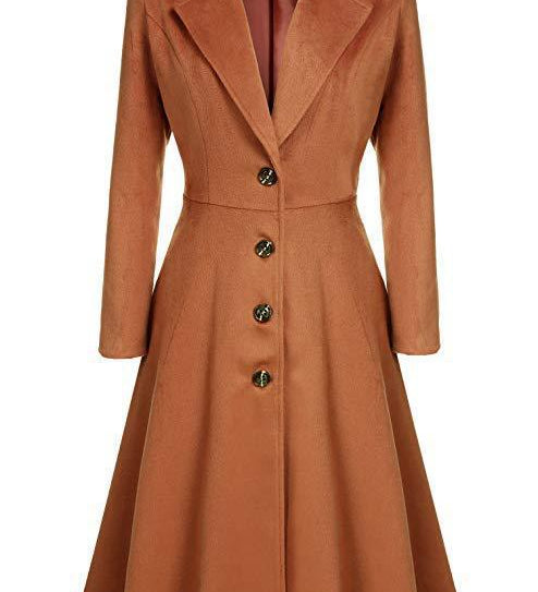 Adelina™ | Tailored Fit-and-Flare Midi Coat
