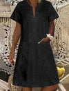 Black with pockets