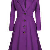 Adelina™ | Tailored Fit-and-Flare Midi Coat