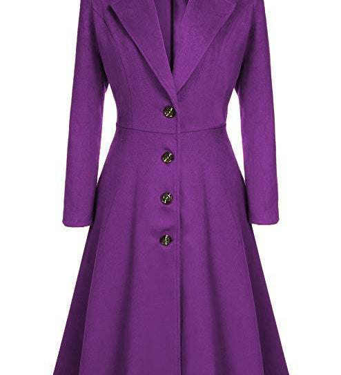 Adelina™ | Tailored Fit-and-Flare Midi Coat