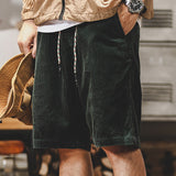 Textured Corduroy Shorts
