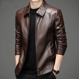 Relaxed Fit Leather Jacket