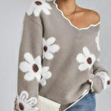 Lydia™ | Elegant Knit Sweater with Lace