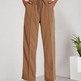 Bulma™ | Elegant Wide-Leg Cotton Pants
