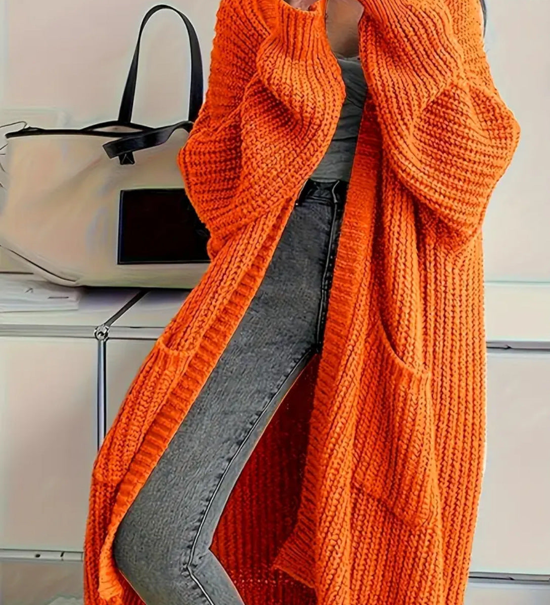 Marlene™ | Elegant Over-the-Knee Cardigan