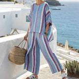 Morine™ | Elegant and Casual Striped Set
