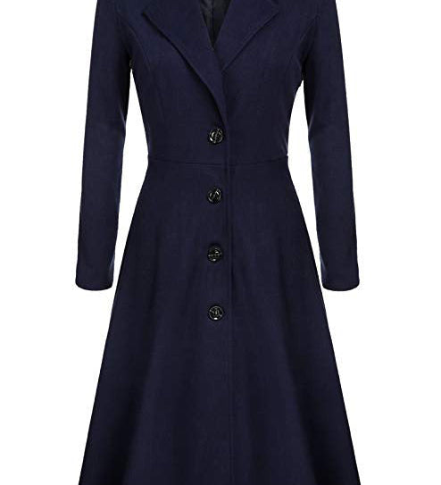Adelina™ | Tailored Fit-and-Flare Midi Coat