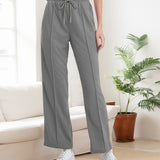 Bulma™ | Elegant Wide-Leg Cotton Pants