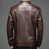 Relaxed Fit Leather Jacket