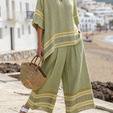 Morine™ | Elegant and Casual Striped Set