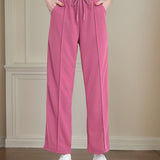 Bulma™ | Elegant Wide-Leg Cotton Pants