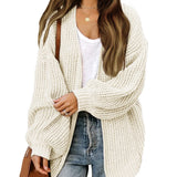 Katya™ | Chunky Knit Oversized Open Cardigan